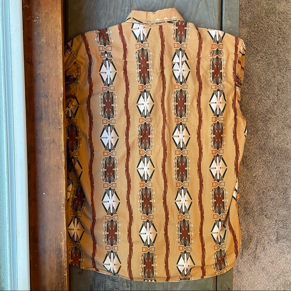 🎉HP🎉Panhandle Slim Aztec print western shirt | size large - Picture 3 of 7